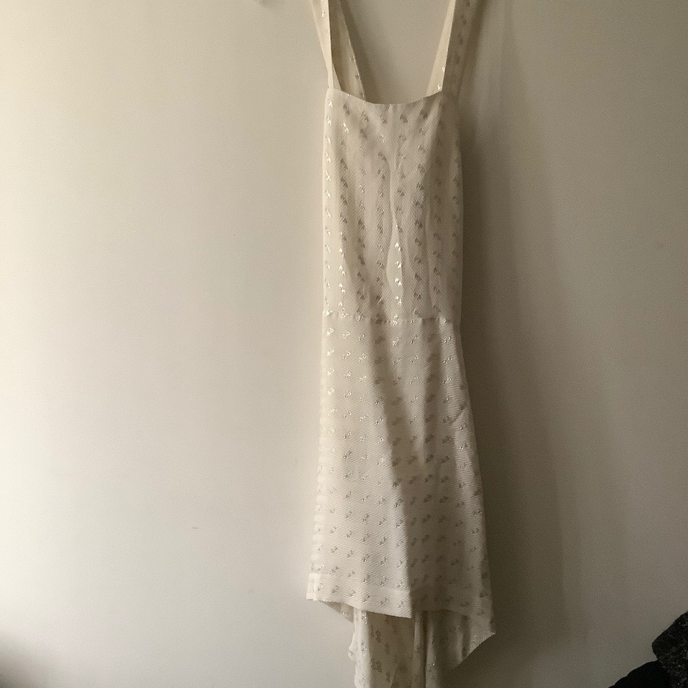 Club Monaco silk/viscous asymmetric summer dress